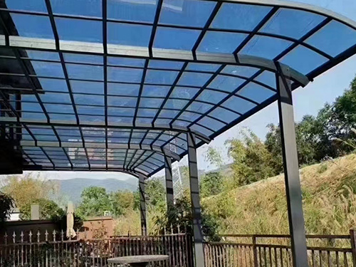 戶外單位小區汽車棚